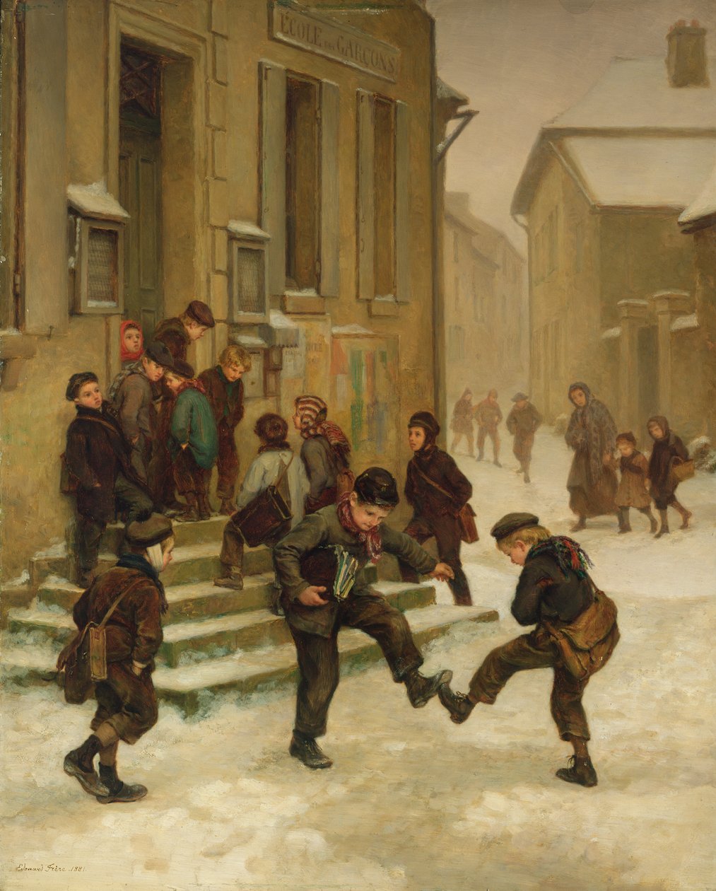 Foran skolen av Charles Theodore Frere