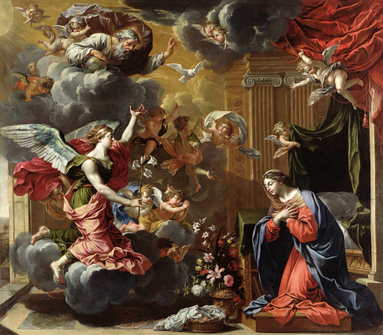 Bebudelsen, 1651-52 av Charles Francois Poerson