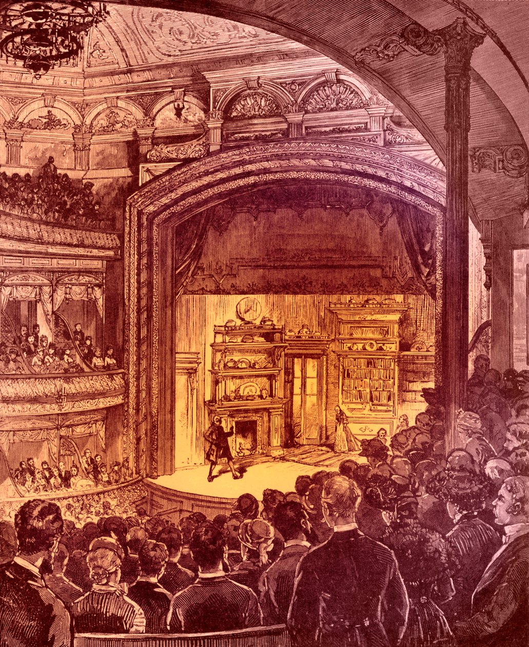 New York teaterinteriør 1882 av Charles Graham