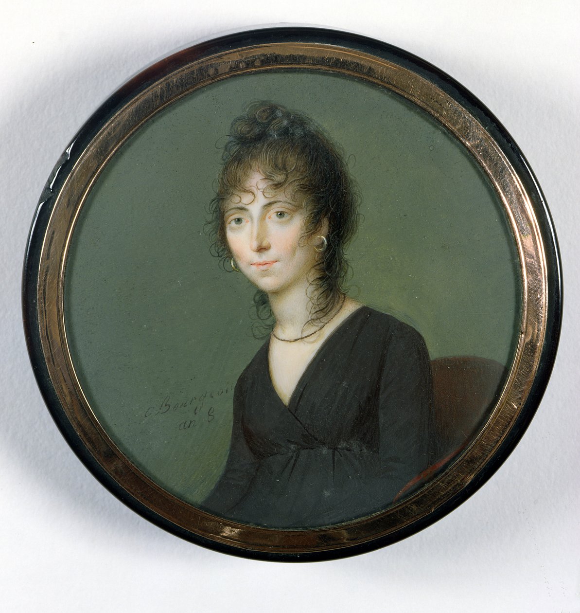 Marie-Laetitia Ramolino (1750-1836) 1800 av Charles Guillaume Alexandre Bourgeois