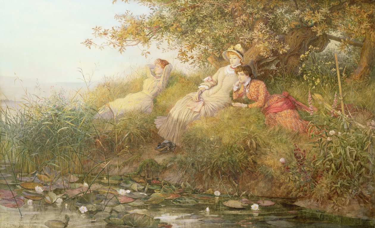 The Lotus Eaters, 1893 av Charles J. Staniland
