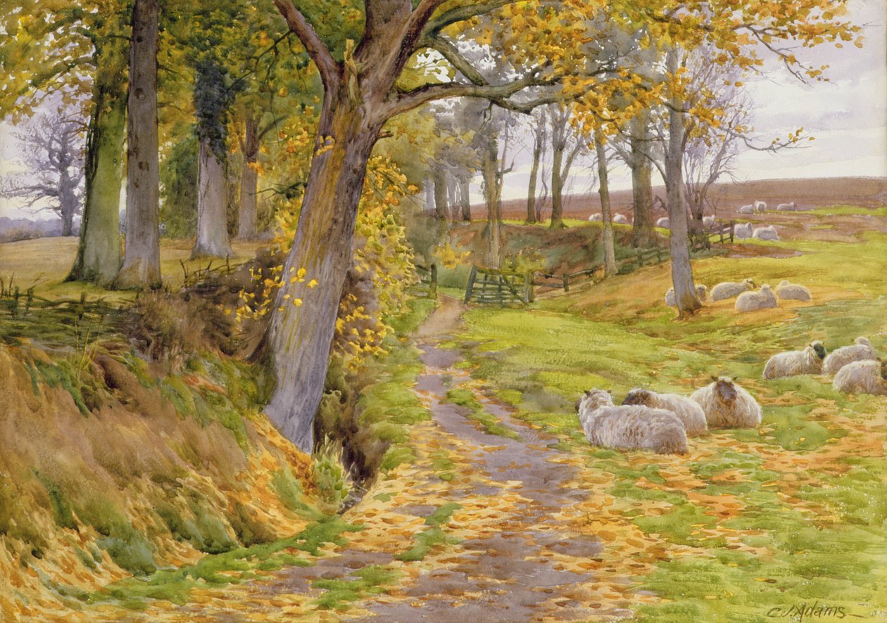 En høstettermiddag av Charles James Adams