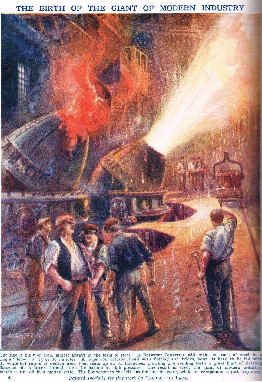 The Birth of the Giant of Modern Industry, illustrasjon fra 