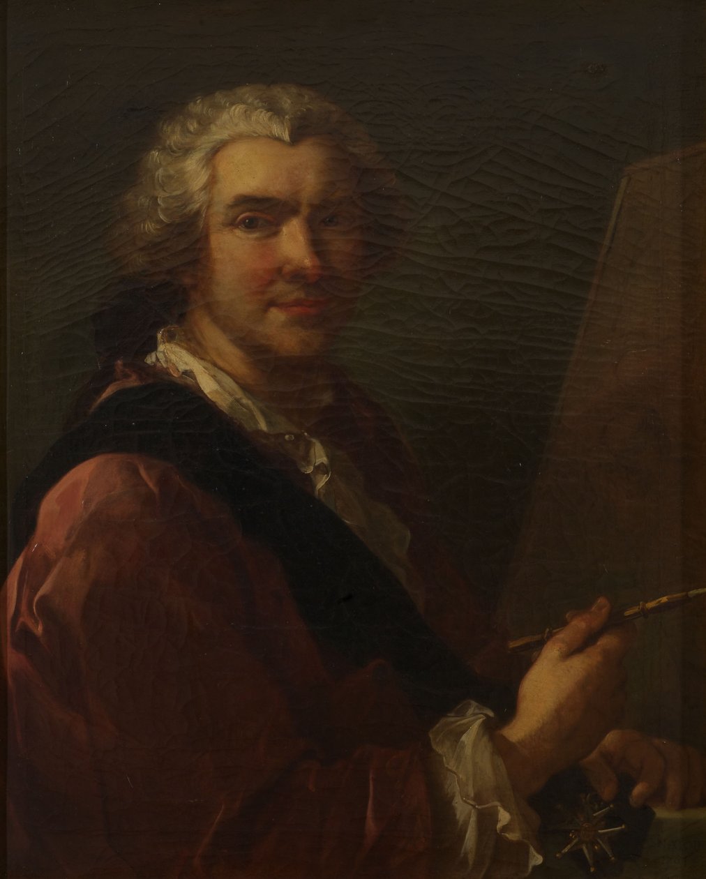 Selvportrett av Charles Joseph Natoire