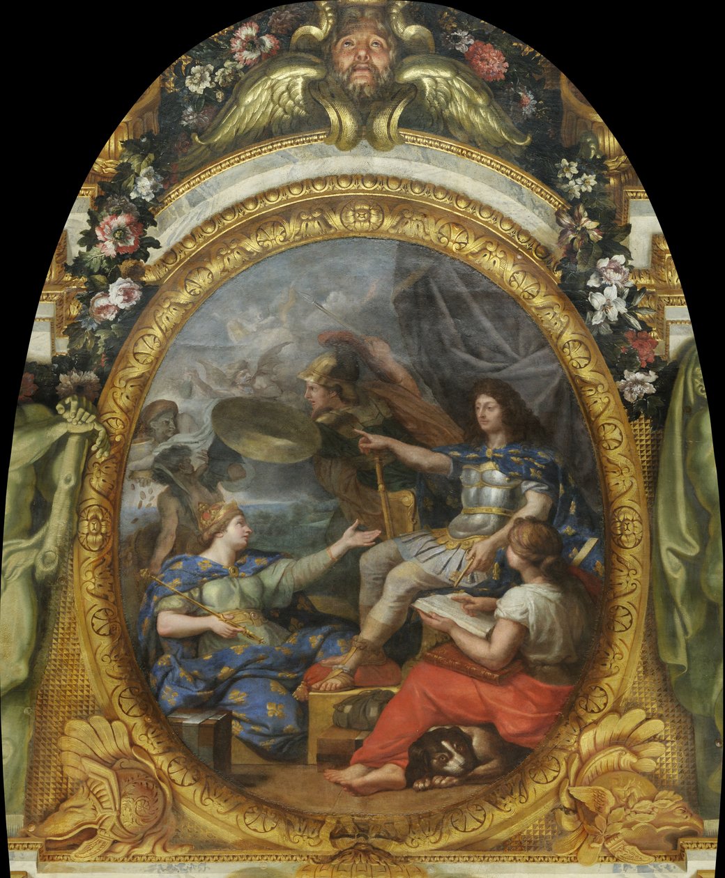 Ordre gjenopprettet i økonomi, 1662 av Charles Le Brun