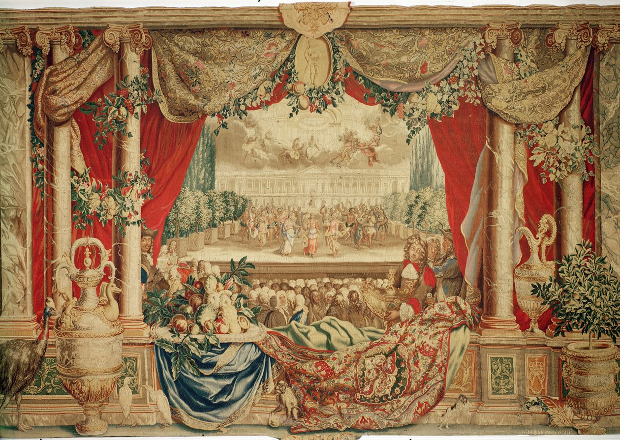 Januar måned Louvre, fra serien med billedvev 