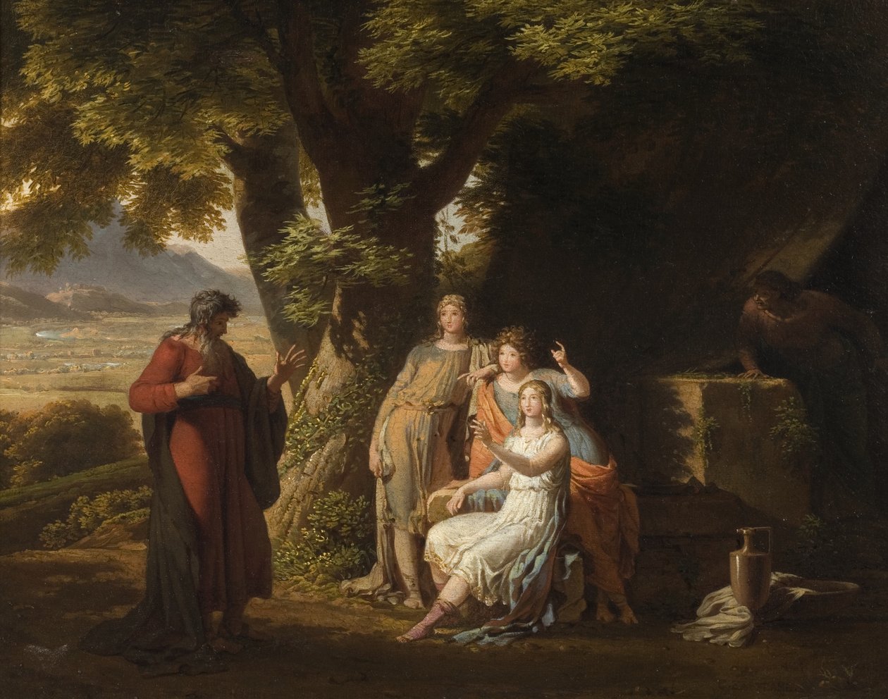 Moses og Jetros døtre av Charles Lock Eastlake