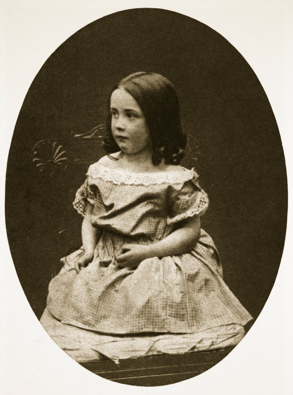 Alice Murdoch, 19. juli 1856 (sepia-bilde) av Charles Lutwidge Dodgson