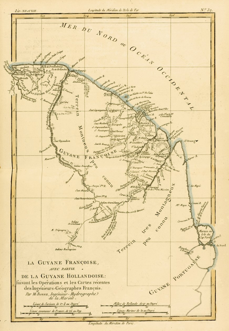 Fransk Guyana, med en del av nederlandsk Guyana, fra 