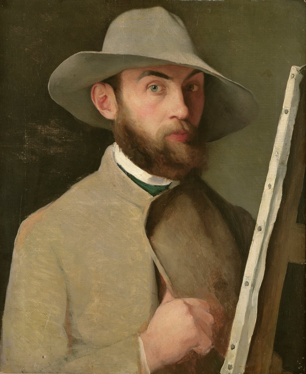 Selvportrett, ca. 1890 av Charles Maurin