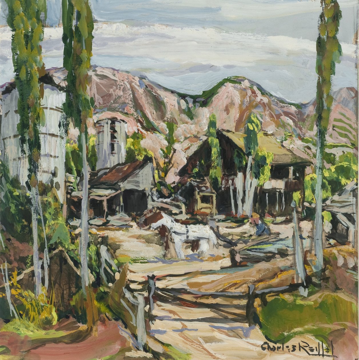 Old Ranch Mission Valley, ca. 1930 av Charles P. Reiffel
