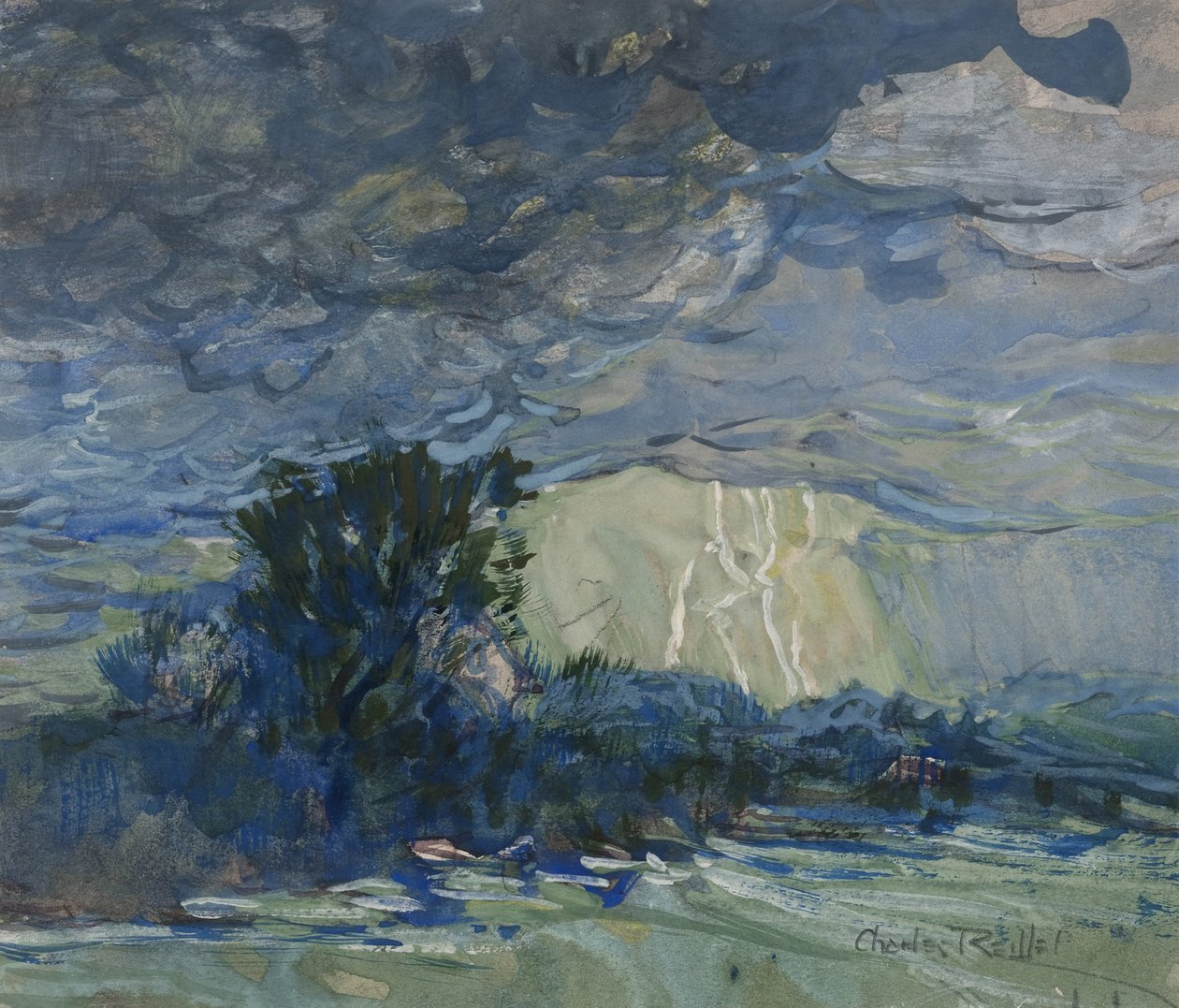 Stormen, ca. 1935 av Charles P. Reiffel