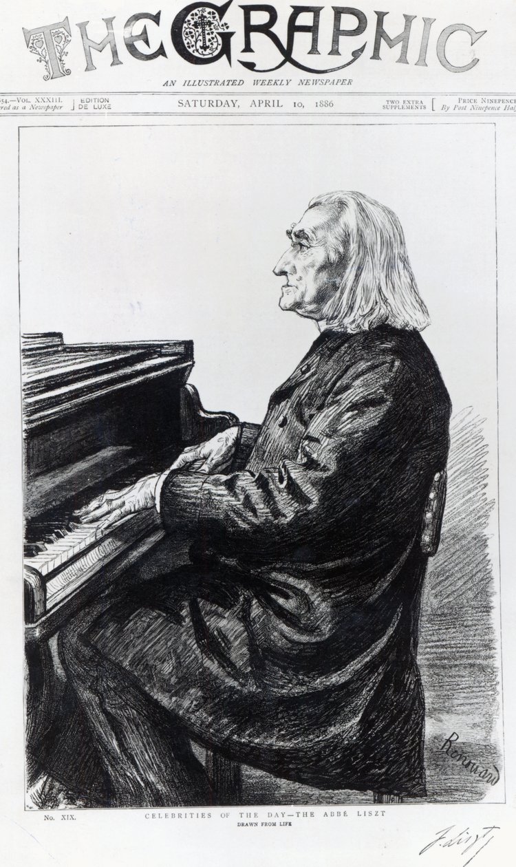 Franz Liszt, cover av 