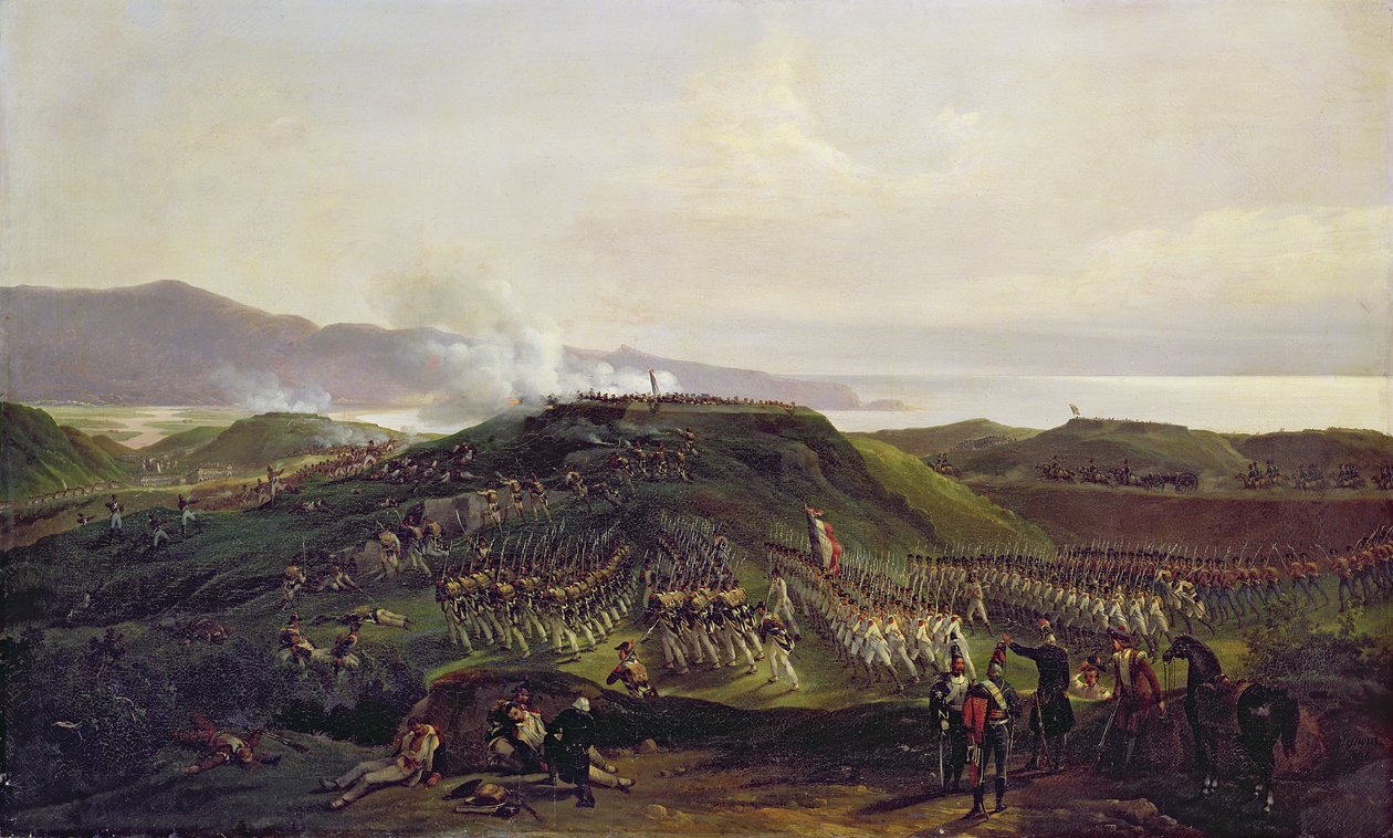 Slaget ved Croix des Bouquets, 23. juni 1794, 1836 av Charles Renoux