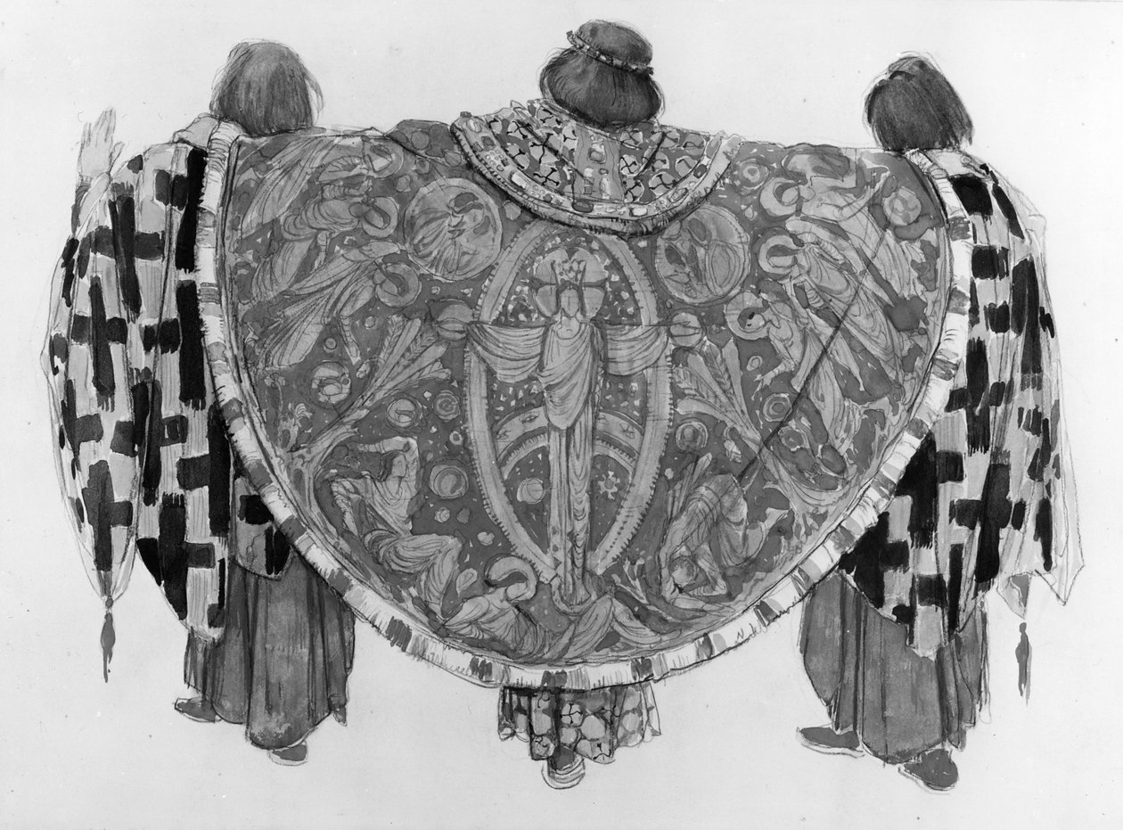 Kostymedesign for Parsifal, ca. 1910 av Charles Ricketts