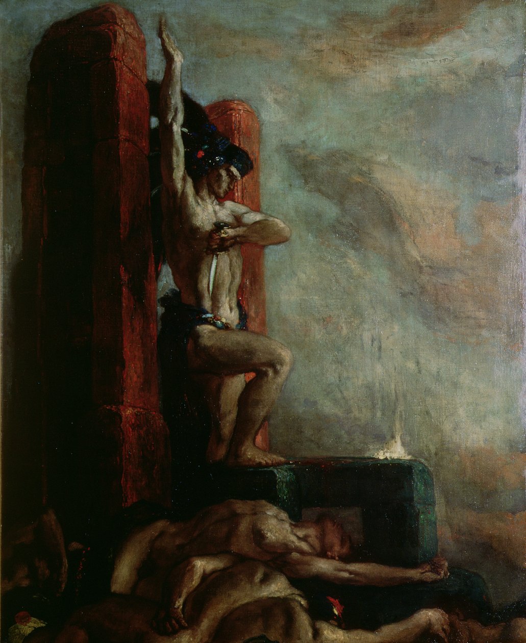 Montezumas død (1466-1520), ca. 1924 av Charles Ricketts