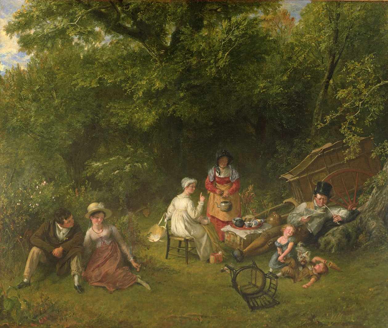 Londons sigøynere, 1820 av Charles Robert Leslie