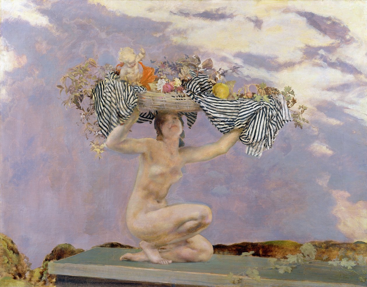 Iris, ca. 1915 (tempera og olje på lerret) av Charles Sims