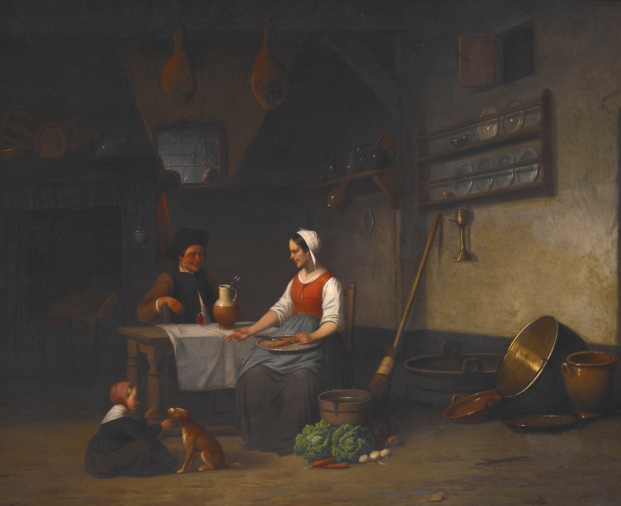 Interiør scene av Charles Venneman