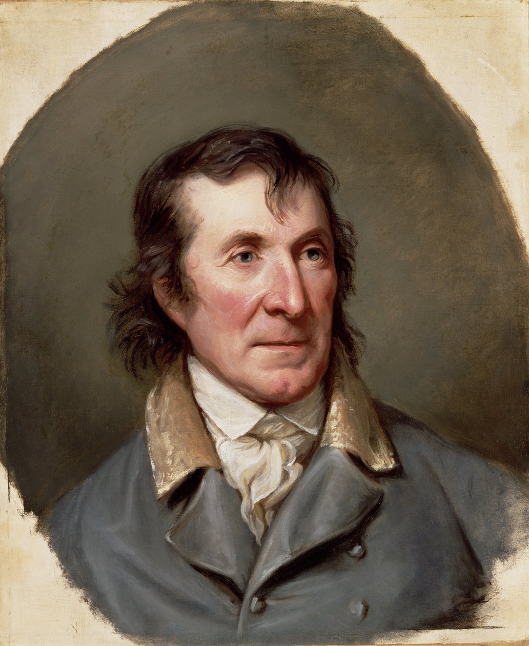 Gilbert Stuart (1755-1828), 1805 av Charles W. and Peale, Rembrandt Peale