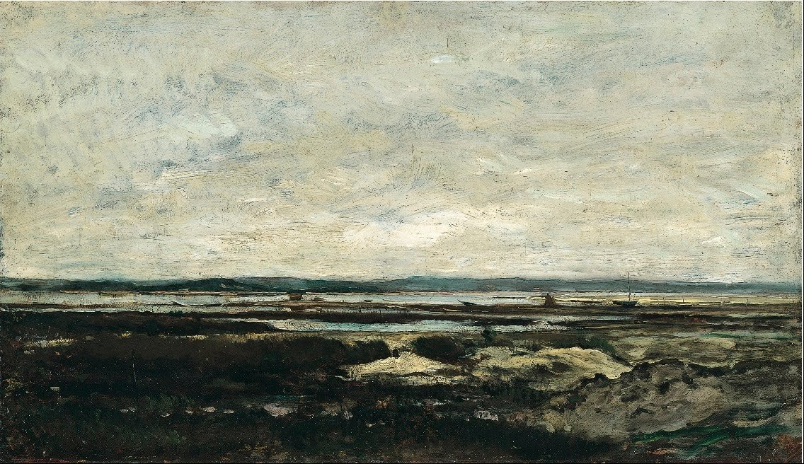 Les Sables-dOlonne av Charles Francois Daubigny