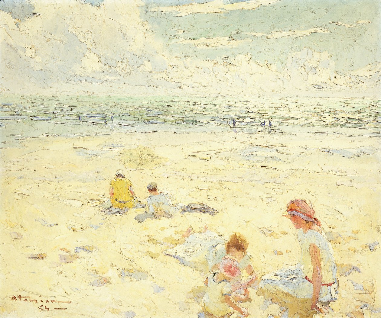 Stranda; La Plage av Charles Garabed Atamian