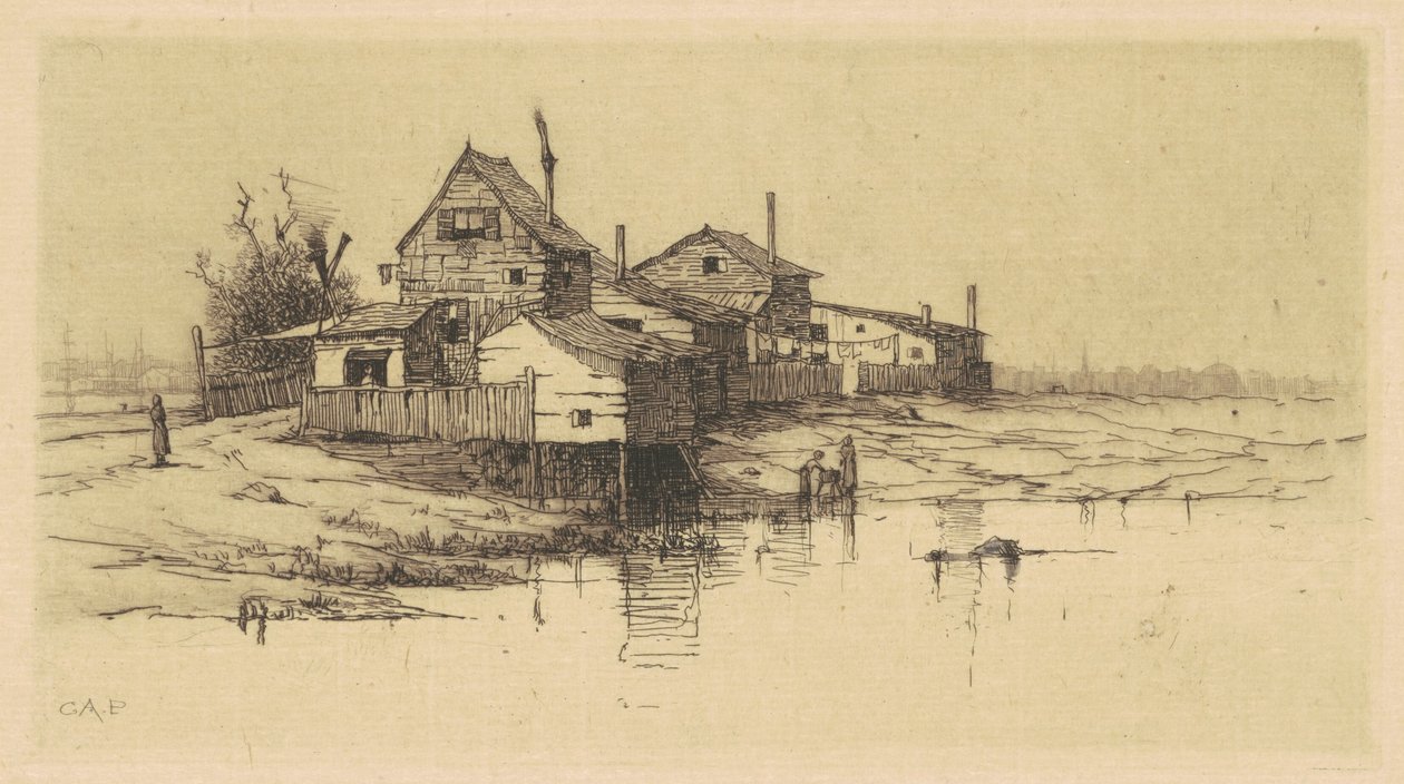 Shanties på Harlem av Charles A. Platt