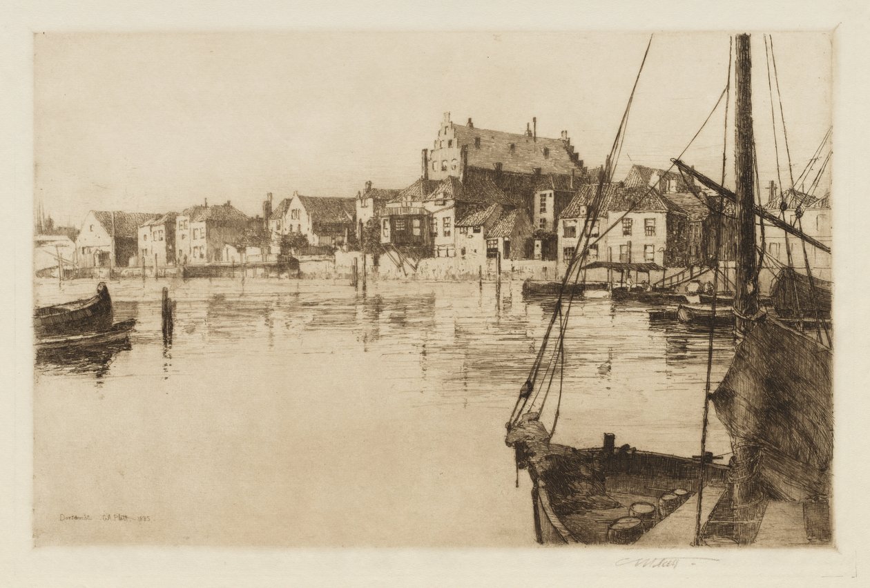 Dordrecht, 1885. av Charles Adams Platt