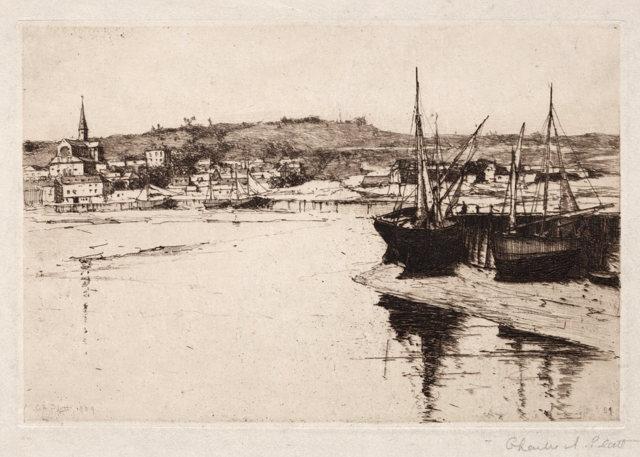 Trouville, 1889. av Charles Adams Platt