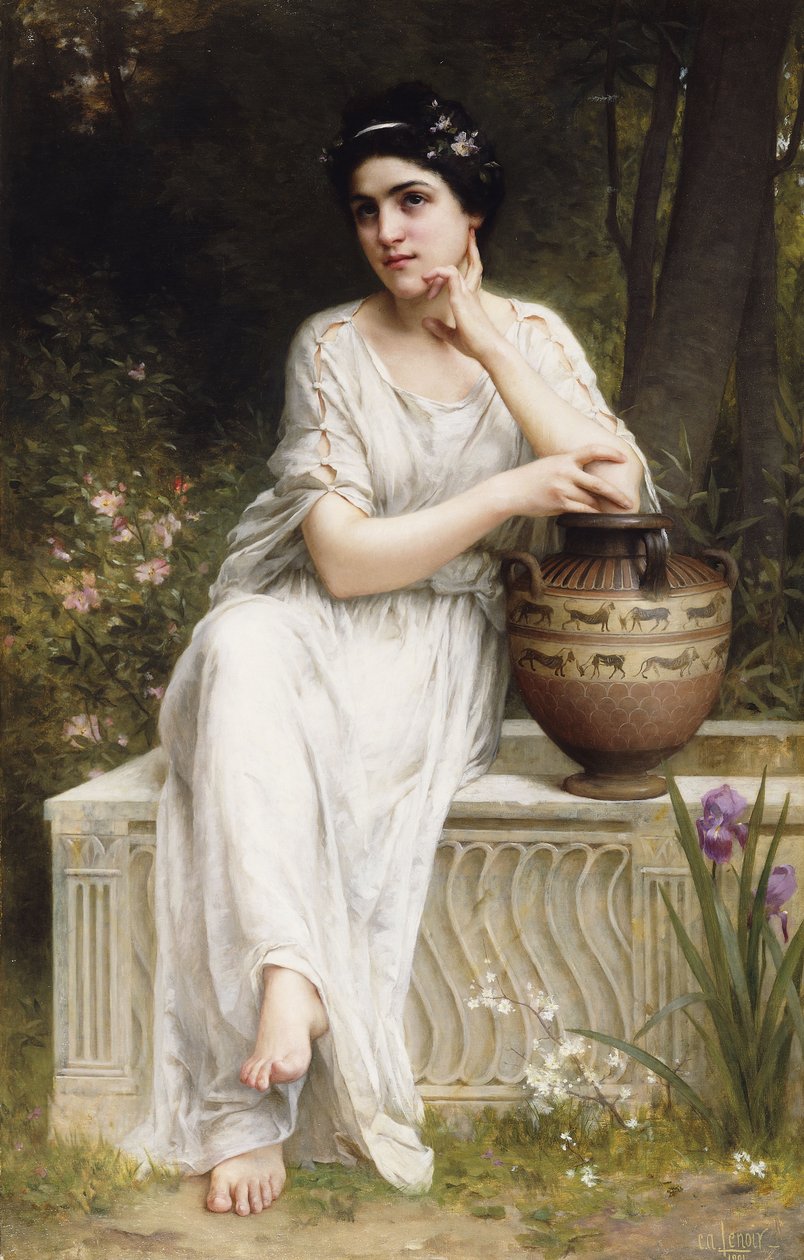 En gresk skjønnhet, 1901 av Charles Amable Lenoir