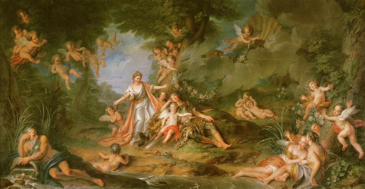 Armide ønsker å treffe Renaud, 1741 av Charles Antoine Coypel
