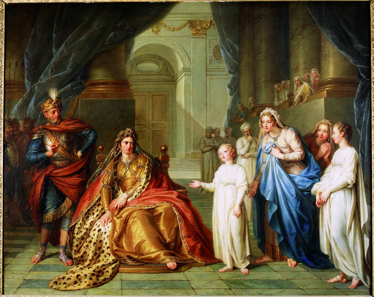 Atalja og Joasj, 1741. av Charles Antoine Coypel