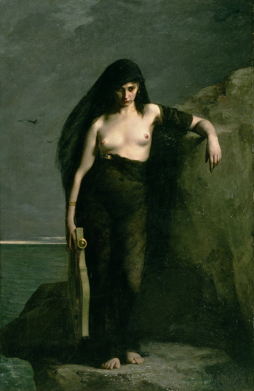 Sappho av Charles Auguste Mengin