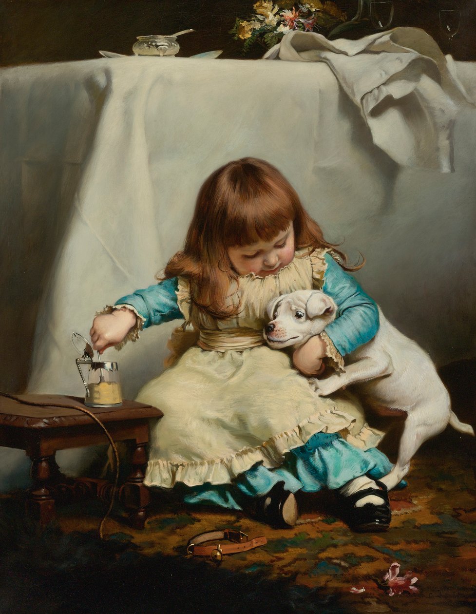 En gang bitt, to ganger sjenert, 1885. av Charles Burton Barber