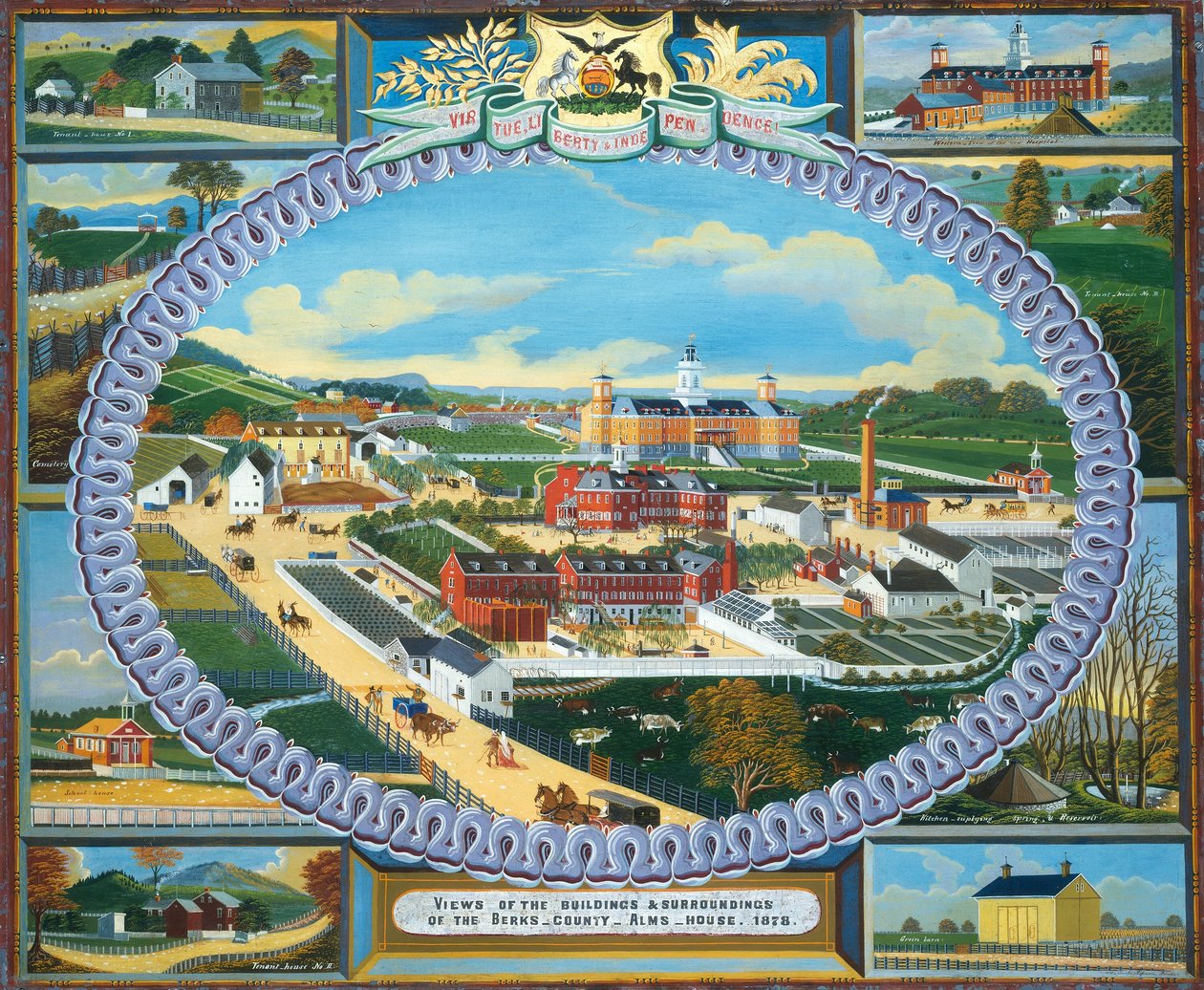 Berks County Almshouse, 1878, 1878. av Charles C. Hofmann