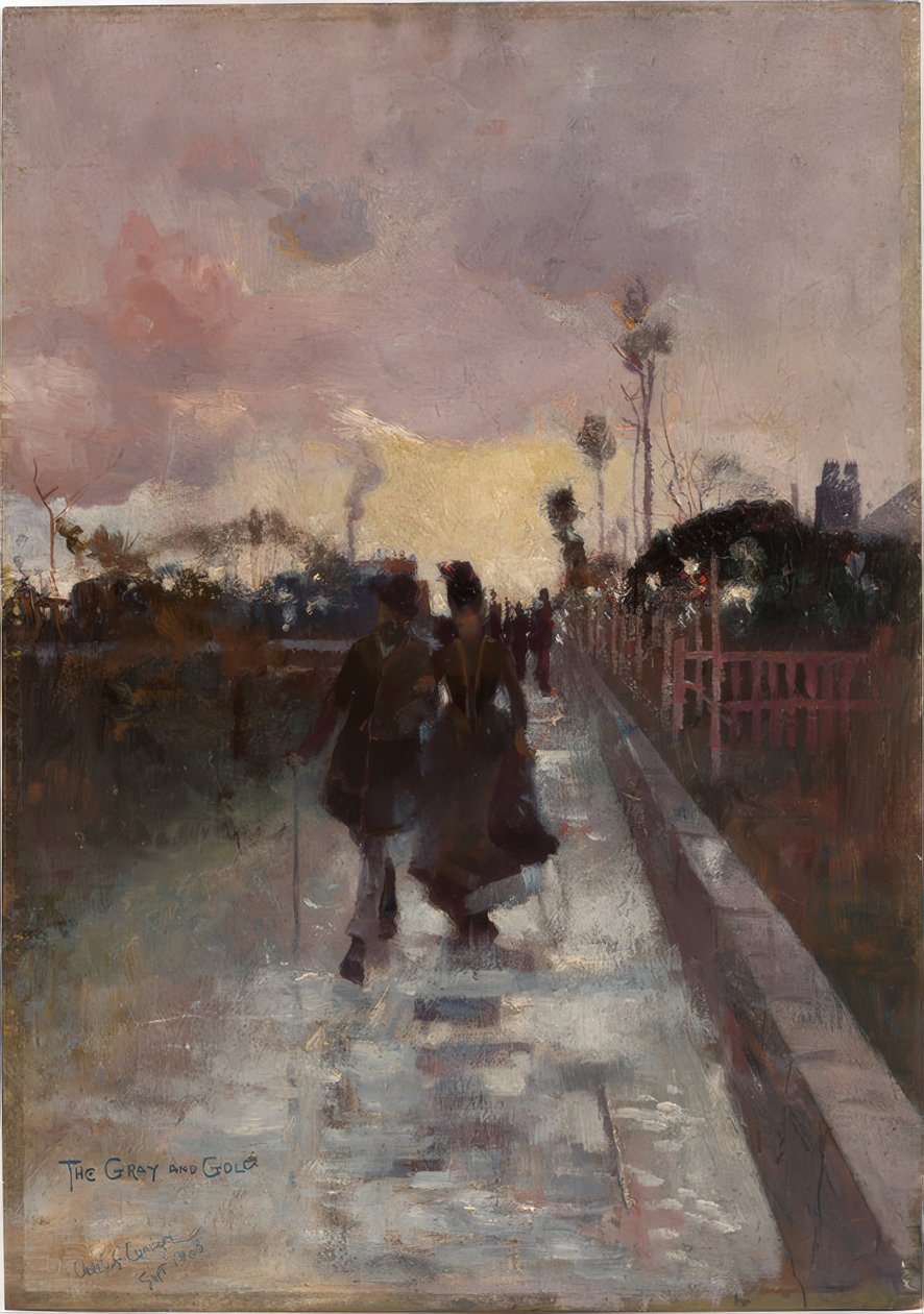 Går hjem (The Grey and Gold) av Charles Edward Conder