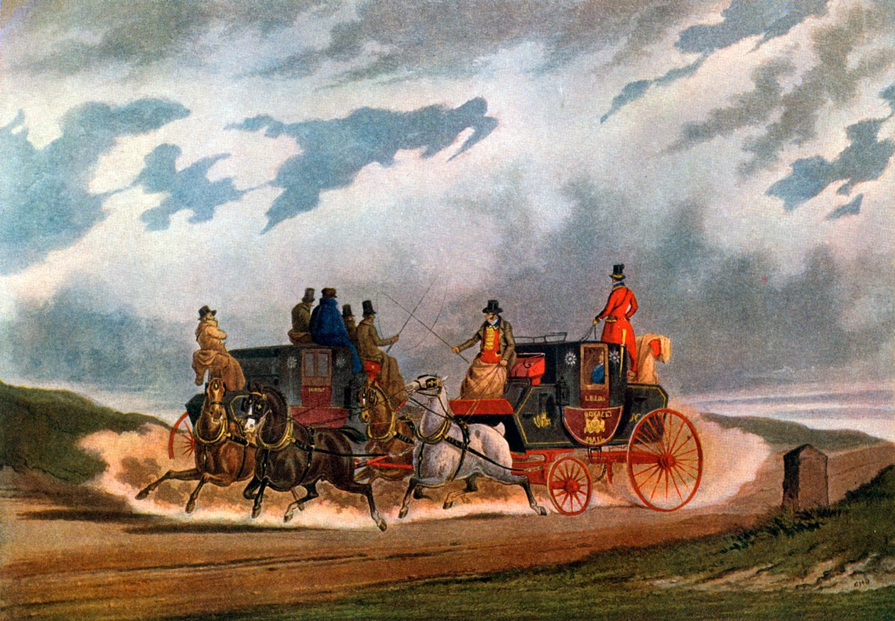 Halvveis Leeds-trener, 1837 1927. av Charles Cooper Henderson