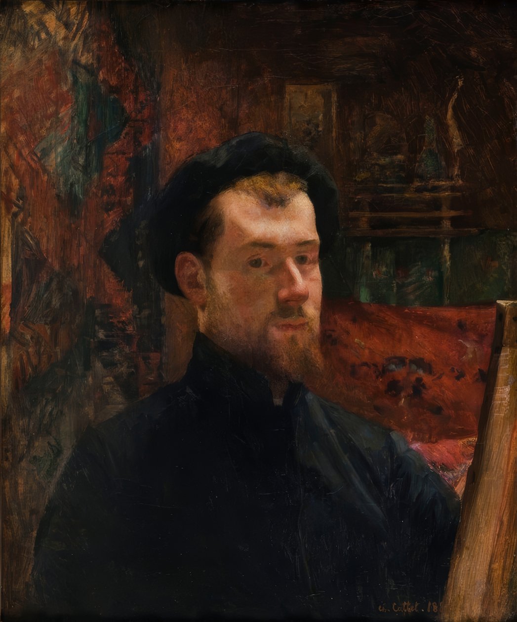 Selvportrett av Charles Cottet
