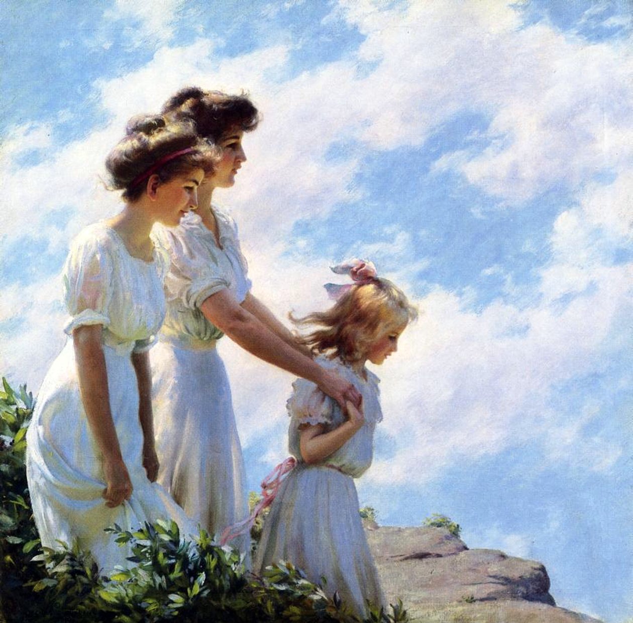 På klippen av Charles Courtney Curran
