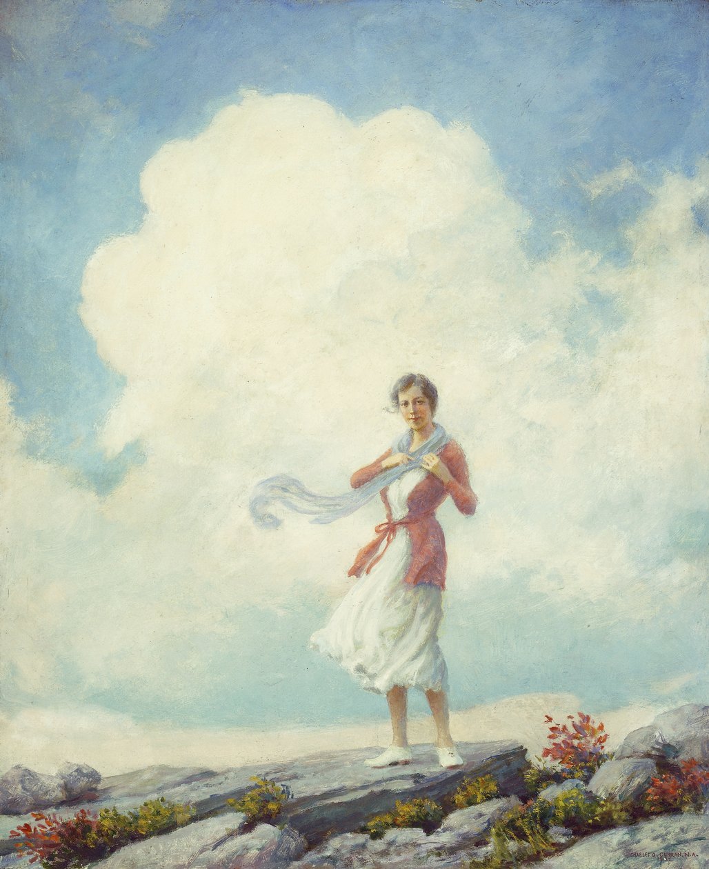 På toppmøtet av Charles Courtney Curran