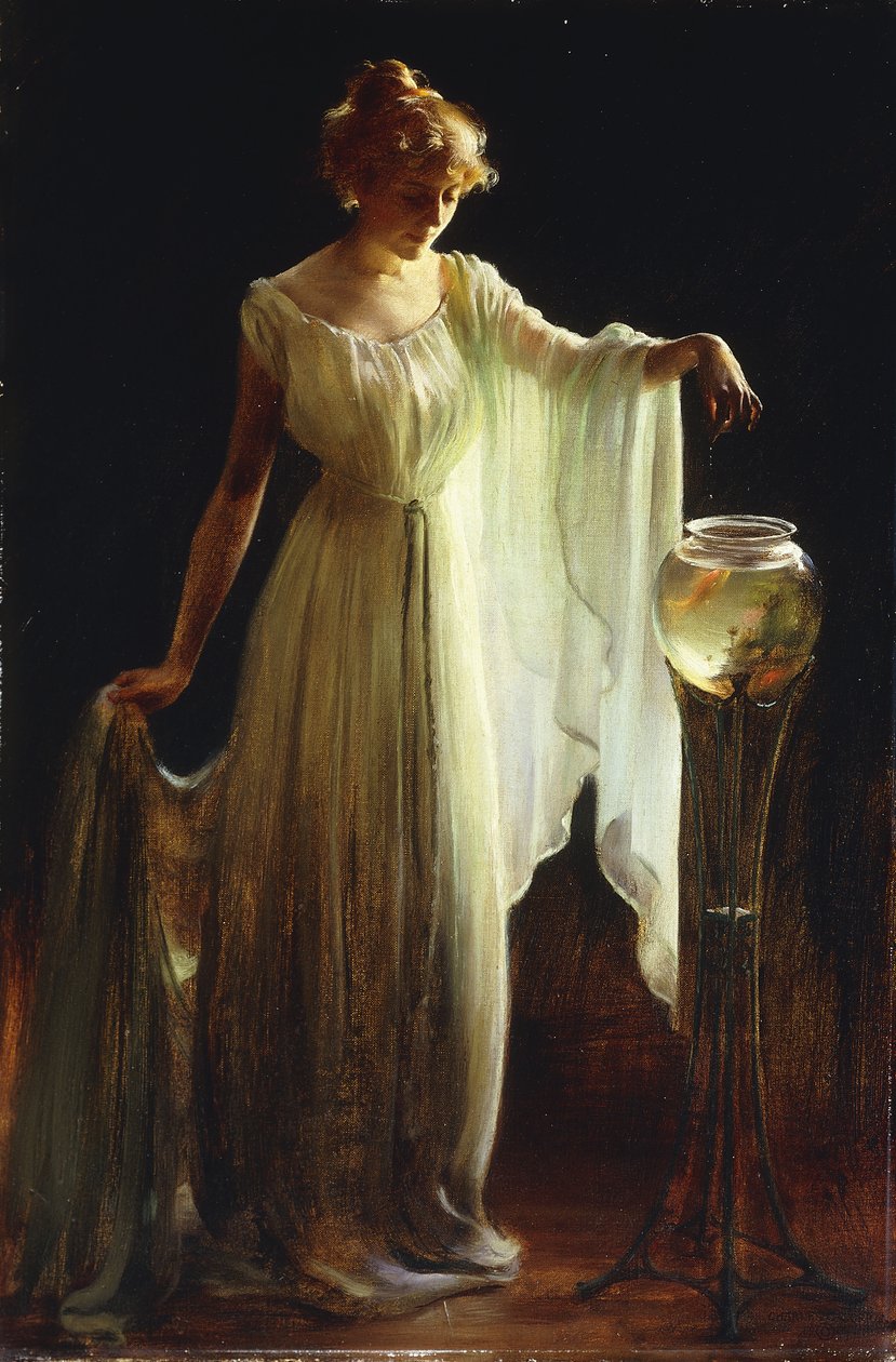 Gullfisken av Charles Courtney Curran