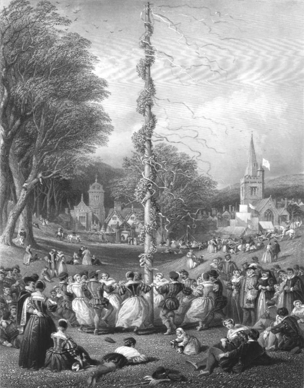 Mai-polen, 1866 av Charles Cousen