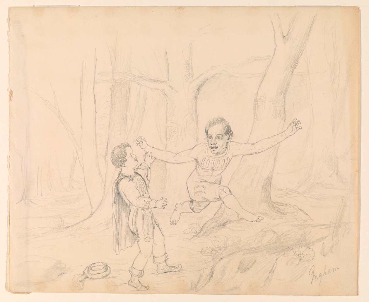 Scene fra Scott av Charles Cromwell Ingham
