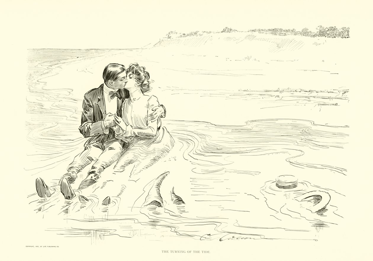 Tidevannsvendingen av Charles Dana Gibson