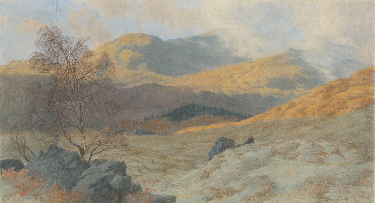 Rimfrost, Misty Morning: Glen Lyon av Charles Davidson