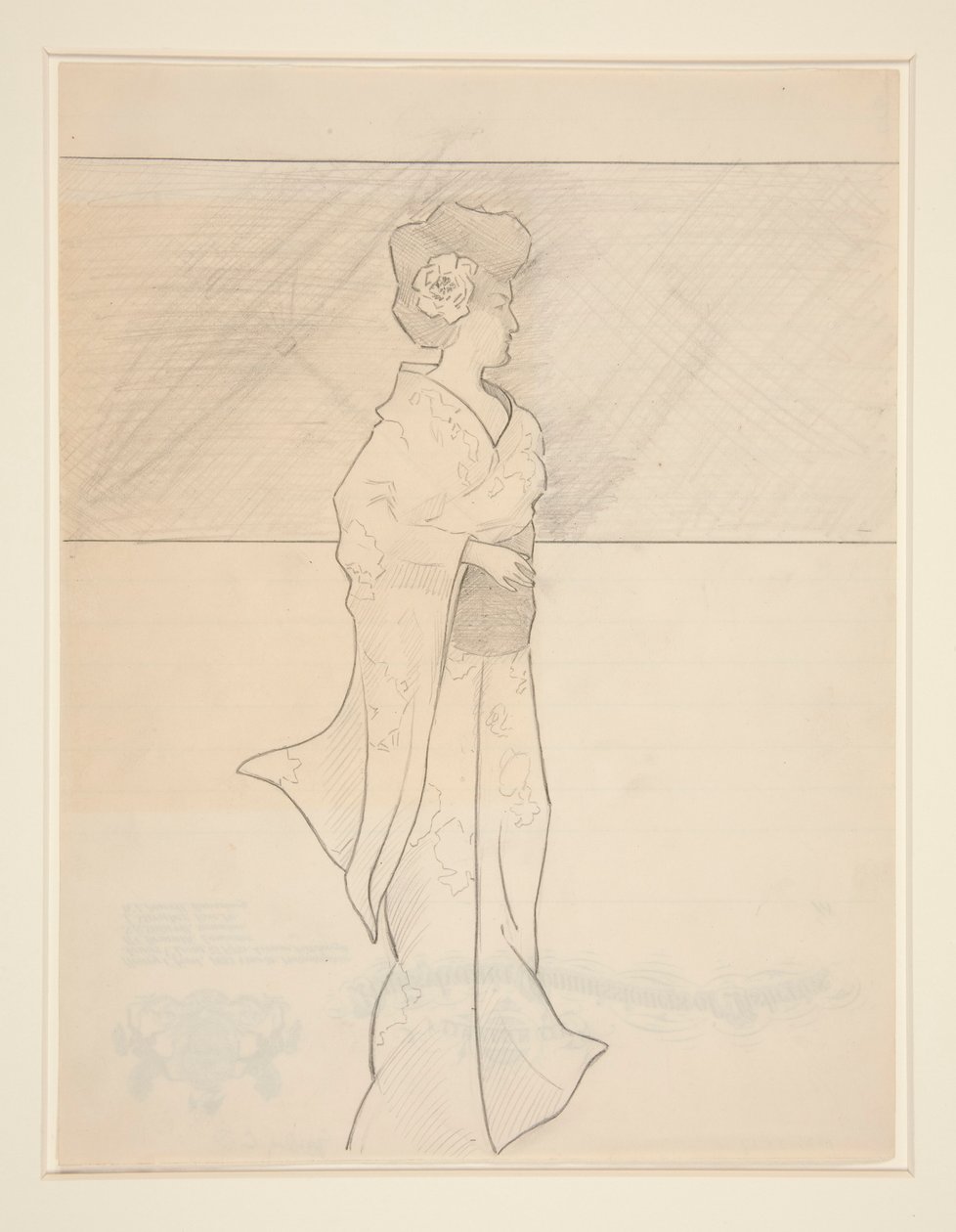 japansk dame av Charles Demuth