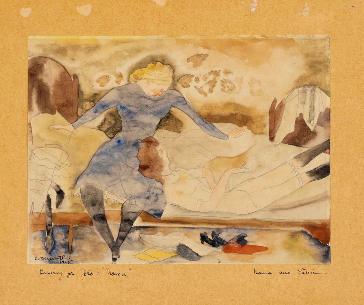 Nana besøker vennen Satin av Charles Demuth