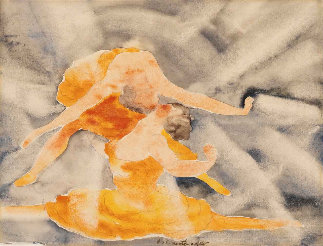 To kvinnelige akrobater av Charles Demuth