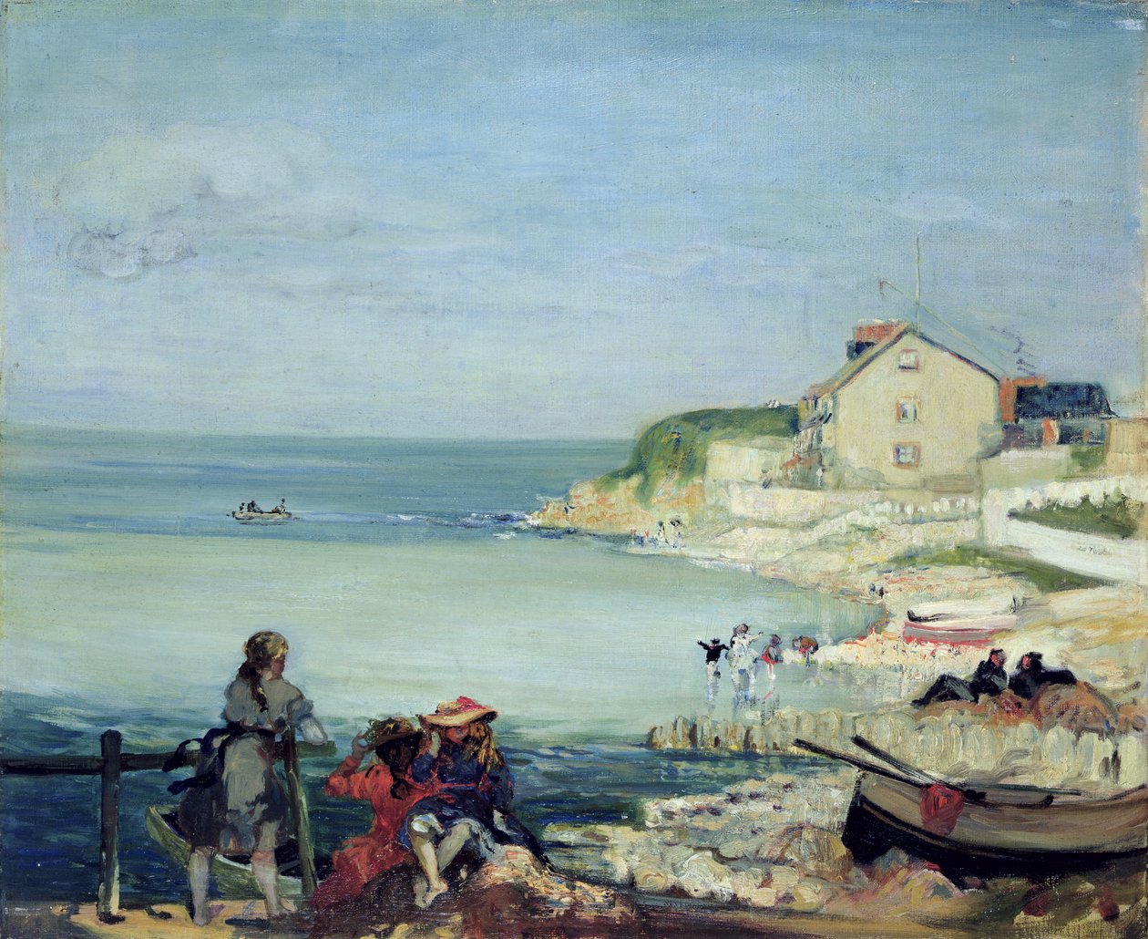 Strandscene, Swanage av Charles Edward Conder