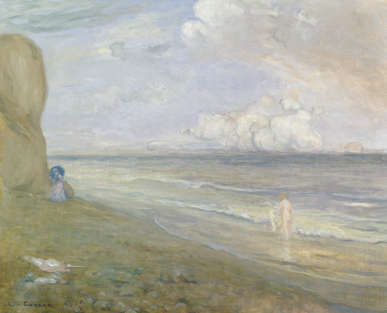 Cliffs, Dieppe av Charles Edward Conder